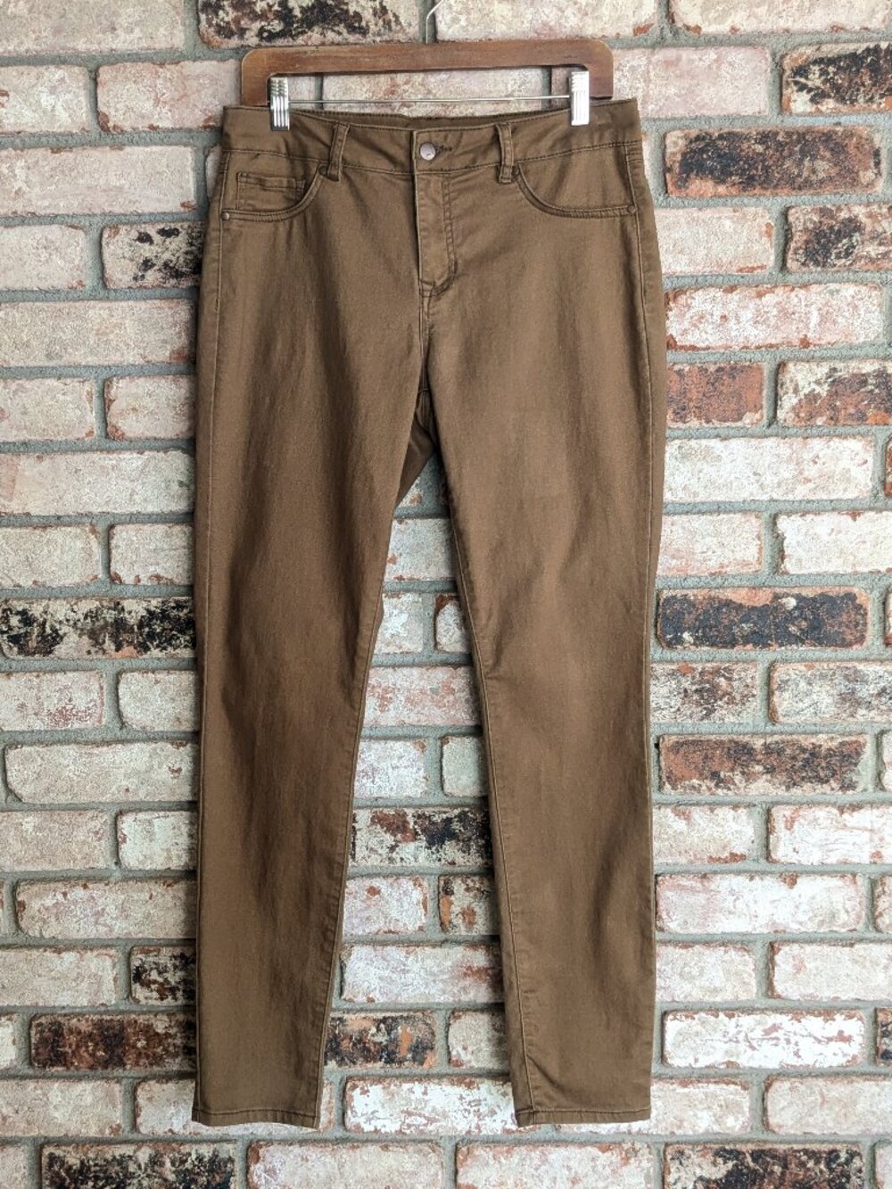 🍄🟫 d. jeans Stretchy Brown Skinny Jeans size 10